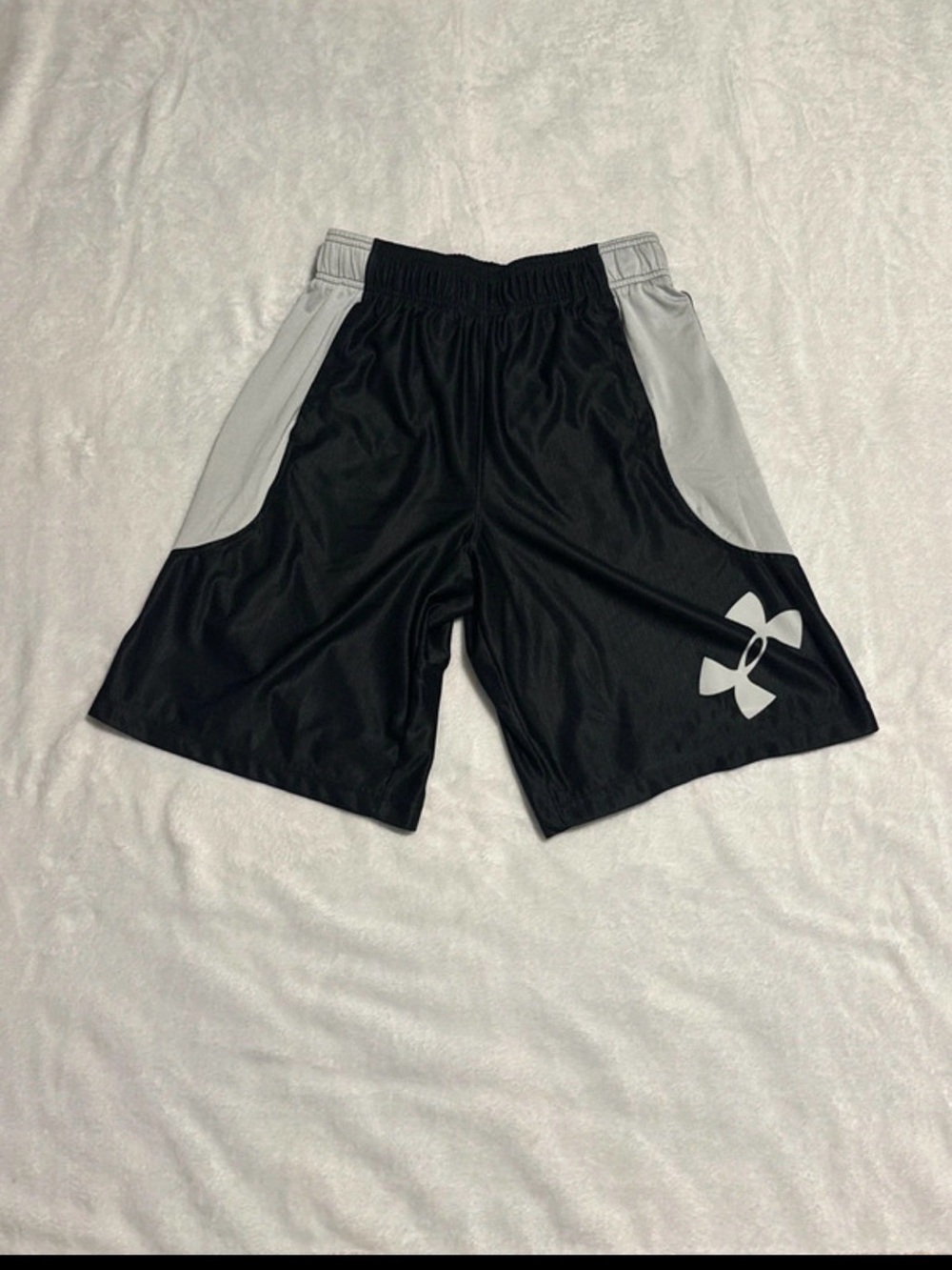Under Armour Black and Gray Athletic Training Shorts